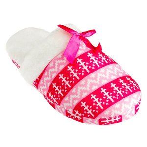 Iris Women's House Slippers Anti-slip Rubber Sole Pink Size S (5-6)